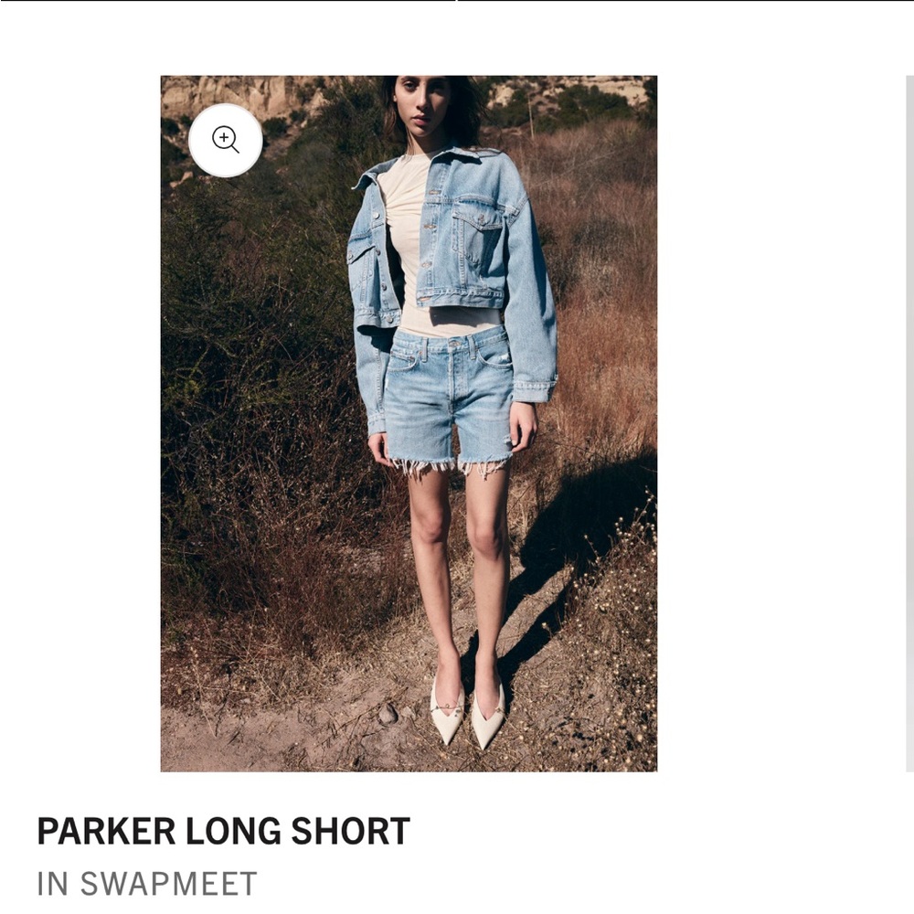 Agolde Parker Long Shorts